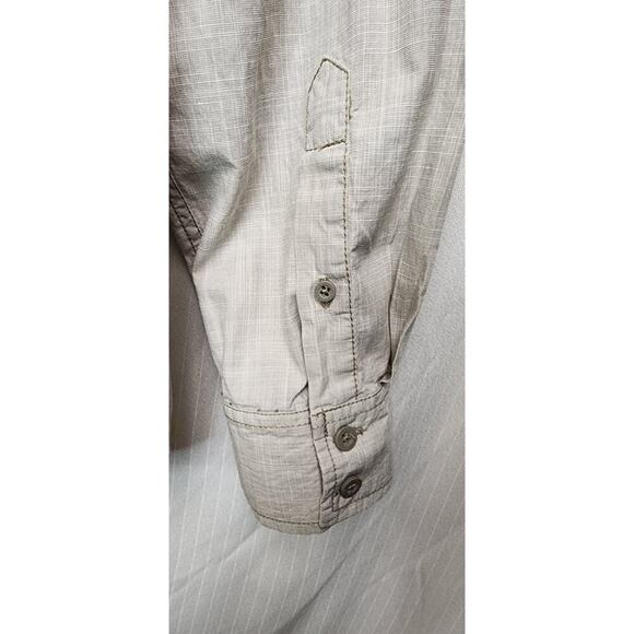 I JEANS by BUFFALO GRAY BUTTON DOWN LONG SLEEVE MEN'S SHIRT SIZE XXL - Picture 9 of 9
